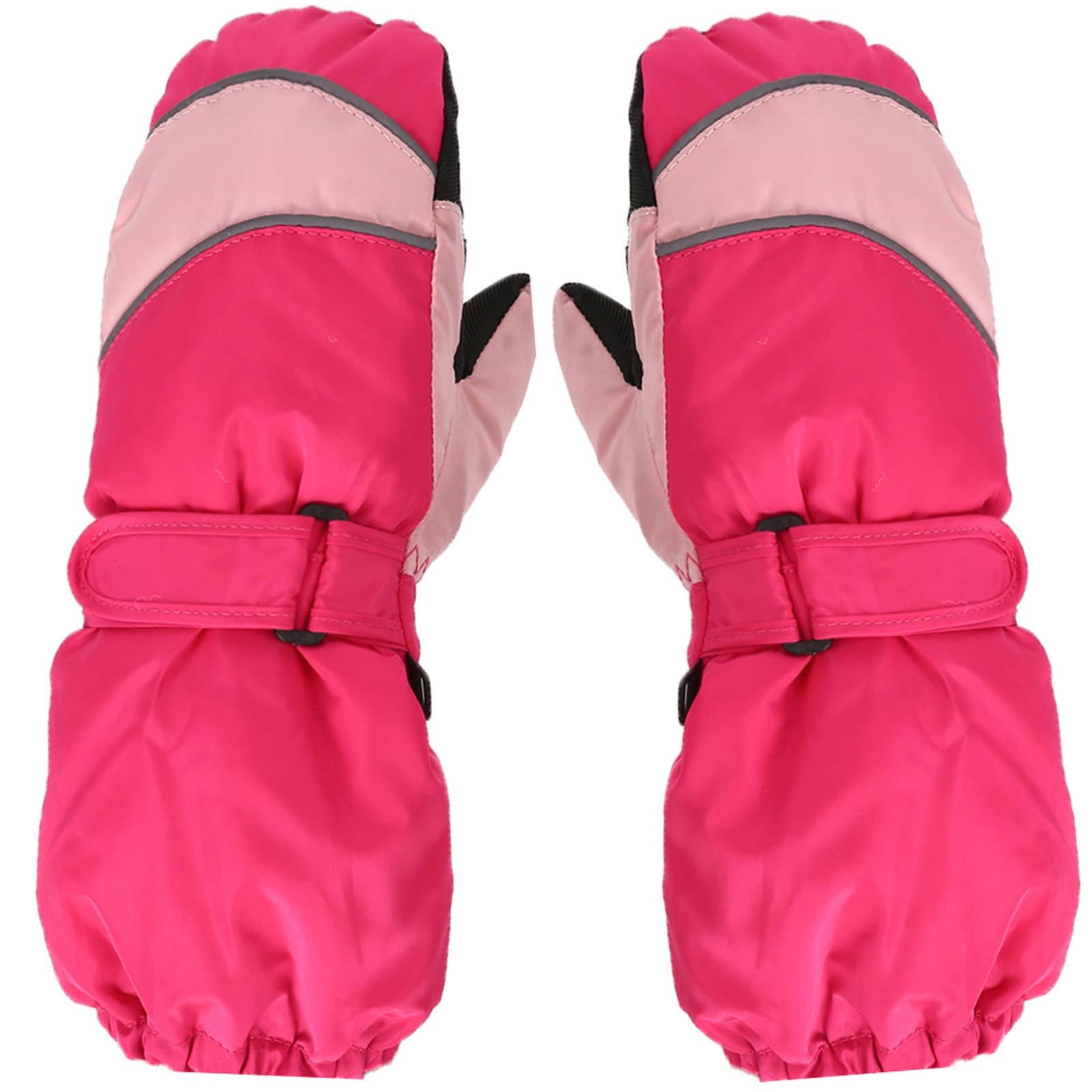 OGLCCG Kids Ski Snow Mittens Winter Warm Cold Weather Waterproof