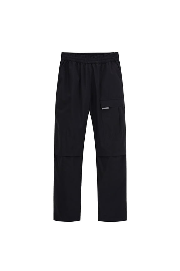 Kids Snow Ski Pants Fleece Lined Waterproof Softshell Insulated Outdoor Hiking Cargo Pants for Boys Girls Solid Color Warm Winter Pants