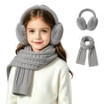 thumbnail image 1 of OGLCCG Kids Winter Hat Gloves Set,Size 3-12,Toddler Warmer Winter Ear Muffs Knit Scarves for Boys Girls,Cold Weather, 1 of 4
