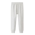 thumbnail image 1 of OGLCCG Long Johns for Kids Boys Girls Autumn Winter Thermal Long Pants Solid-Color Cotton Base Layer Leggings Homewear 4-15 Years, 1 of 3