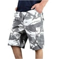 thumbnail image 1 of OGLCCG Men's Camo Cargo Shorts Cotton Strench Multi-Pocket Loose Fit Twill Cargo Shorts Casual Outdoor Military Tactical Shorts, 1 of 5