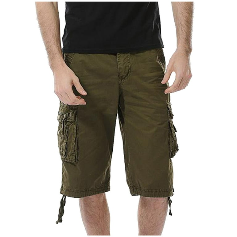 OGLCCG Men's Classic Fit Cargo Shorts Big & Tall Summer Casual Multi  Pockets Shorts Lightweight Outdoor Hiking Fishing Shorts M-5XL