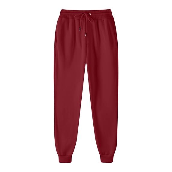 OGLCCG Men's Fleece Sweatpants Big&Tall Sherpa Lined Elastic Waist Active Athletic Workout Jogger Sweatpants for Men with Pocket and Drawstring