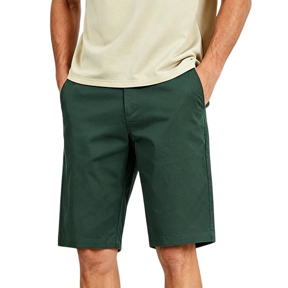 OGLCCG Men's Golf Dress Shorts Casual Summer Stretch Flat Front Hiking Work Shorts Lightweight Bussiness Office Shorts with Pockets