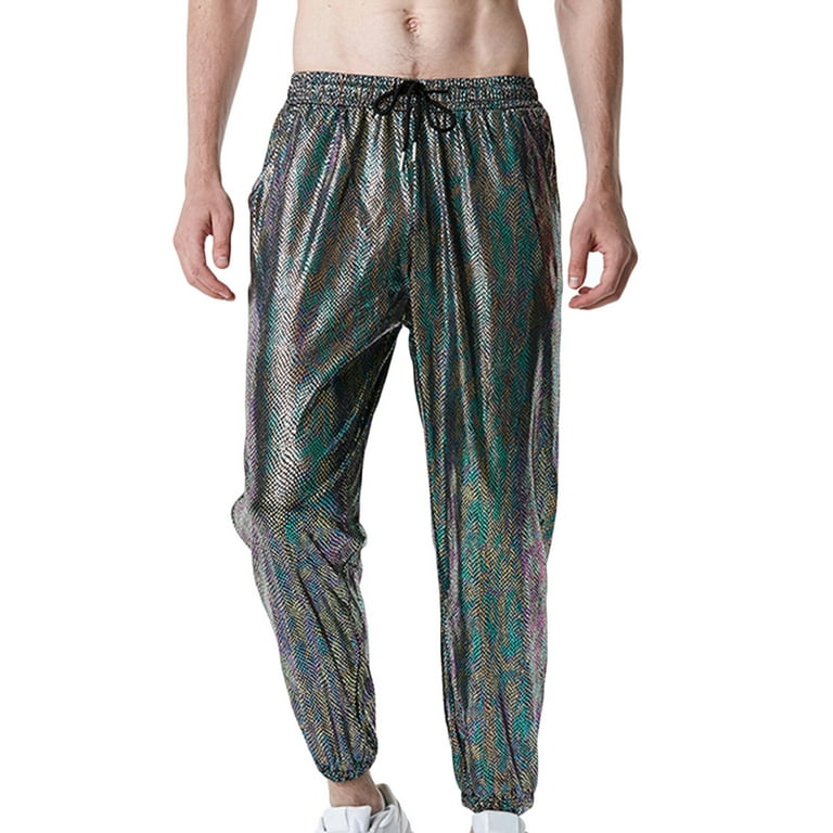 Shiny training pants for men