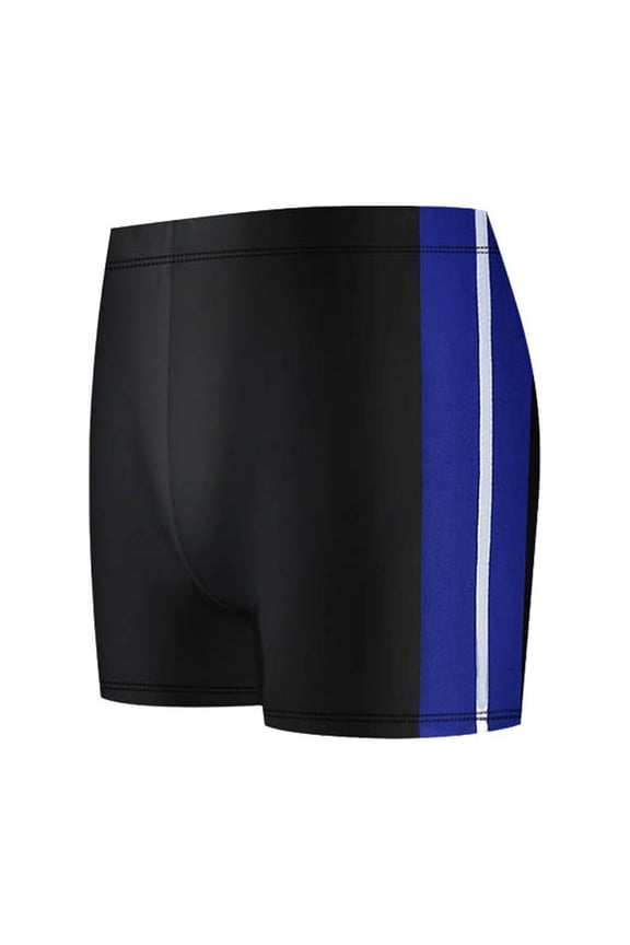 Men's Swim Trunks Summer Beach Swimming Shorts Competitive Athletic Boxer Swimwear Quick Dry Jammers,Blue