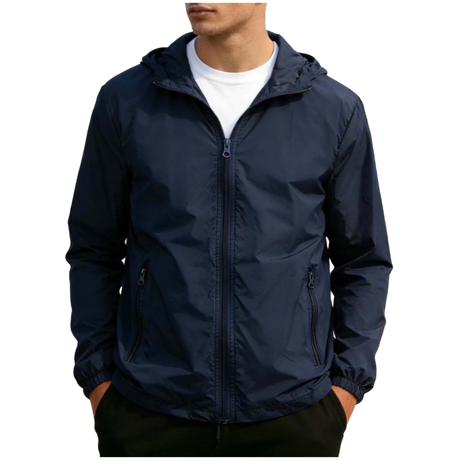 Modular Sun Jacket OGLCCG Men's UPF 50+ Sun Jacket Full Zip Long Sleeve UV Protection ...