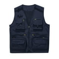 thumbnail image 1 of OGLCCG Men's Utility Fishing Cargo Vest Outdoor Fishing Safari Travel Photo Vest Lightweight Hiking Waistcoat With Multi Pockets, 1 of 3