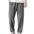 thumbnail image 1 of OGLCCG Mens Big & Tall Jogger Pants Casual Loose Extreme Comfort Drawstring Cargo Pants Lightweight Workout Running Sweatpants with Pockets, 1 of 5