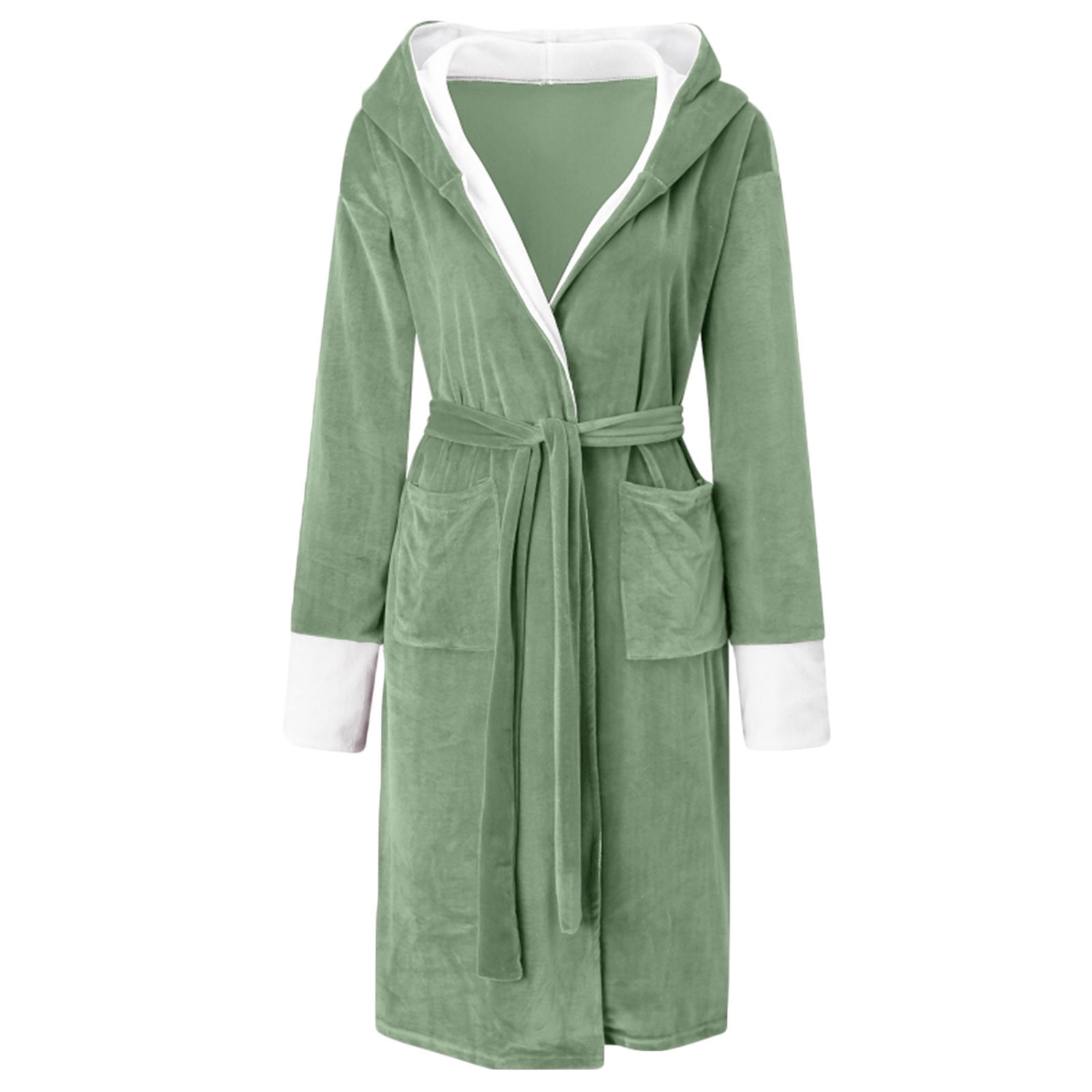 OGLCCG Mens Soft Fleece Plush Robes Big and Tall with Hood Cozy Warm