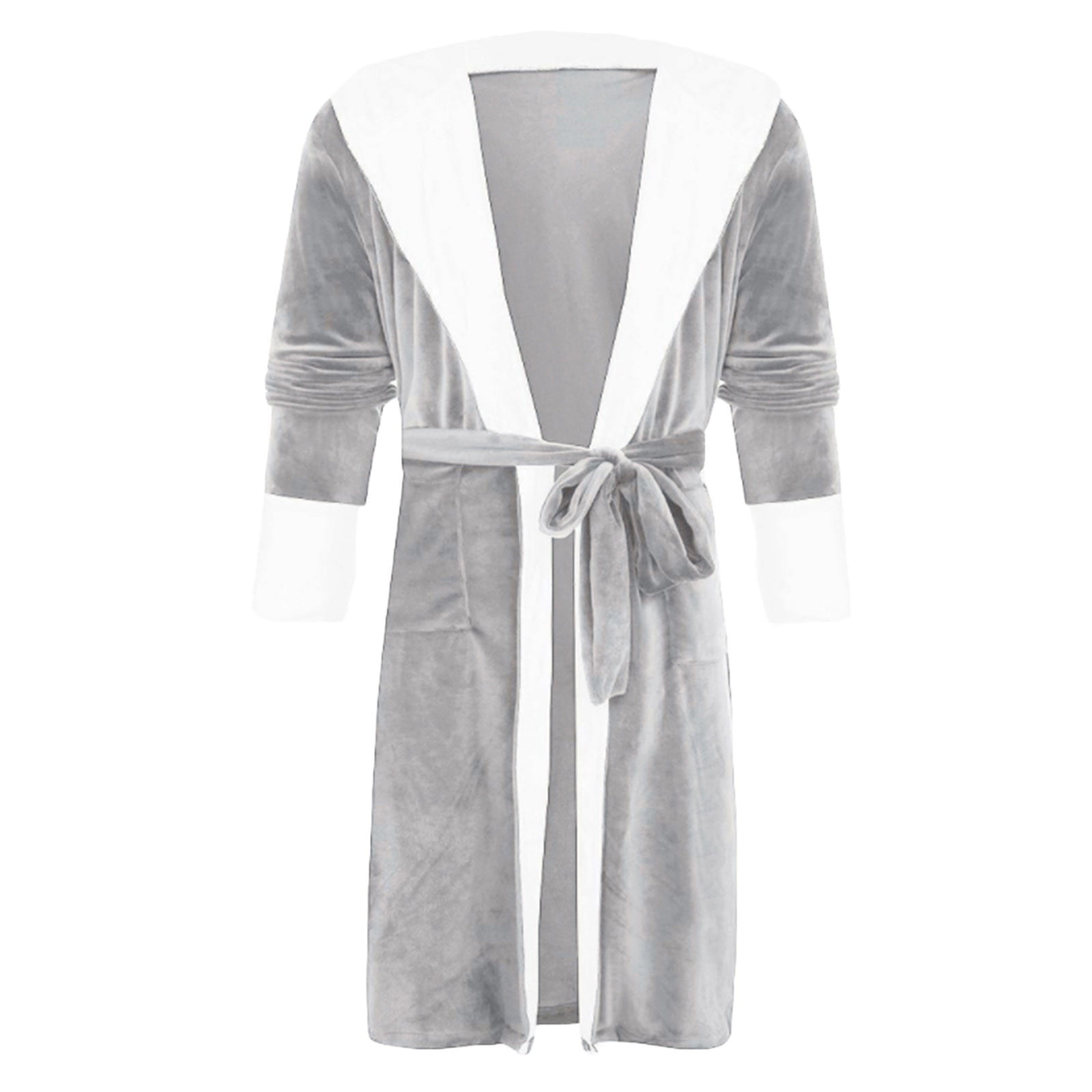 OGLCCG Mens Soft Fleece Plush Robes Big and Tall with Hood Cozy Warm