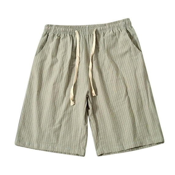 OGLCCG Mens Striped Beach Shorts Lightweight Workout Gym Running Athletic Shorts Elastic Waist Casual Summer Lounge Shorts with Pockets