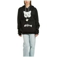 thumbnail image 1 of OGLCCG Pet Carrier Hoodie for Womens Cat Dog Pouch Holder Sweatshirt with Kangaroo Pocket Long Sleeve Fleece Lined Pullover Tops,S,Black, 1 of 4