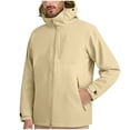 thumbnail image 1 of OGLCCG Rain Jackets for Men Windproof Water-Resistant Zippered Hooded Winderbreak Jacket with Pockets Outdoor Fishing Running Raincoat, 1 of 7