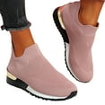 thumbnail image 1 of OGLCCG Slip On Breathe Mesh Walking Shoes for Women Fashion Sneakers Lightweight Breathable Comfort Non Slip Shoes Loafers, 1 of 5