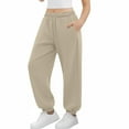 thumbnail image 1 of OGLCCG Sweatpants for Girls Baggy Workout Gym Active High Waisted Comfy Joggers for Teens Spring Fall Wide Leg Lounge Pants with Pockets 3-13 Years, 1 of 7
