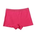 thumbnail image 1 of OGLCCG Teens Girls Underwear, Seamless Cotton Breathable Girls Boxer Briefs, Comfort Soft Solid Color Boyshort, Assorted Colors 6-13 Years, 1 of 4