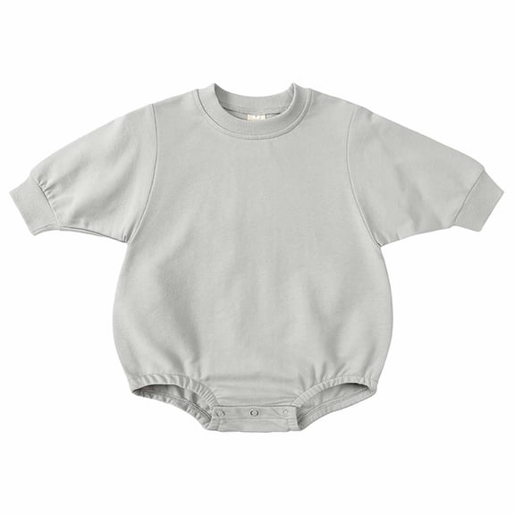 OGLCCG Toddler Baby Boy Girls Crewneck Bubble Sweatshirt Romper Onesie Oversized Long Sleeve Jumpsuits Hippie Fall Winter Clothes Rompers