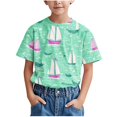 thumbnail image 1 of OGLCCG Toddler Boys' Short Sleeve Shirts Fashion Shark Printed Crewneck T-Shirts Top Summer Casual Soft Basic Tees 18M-10 Years, 1 of 5