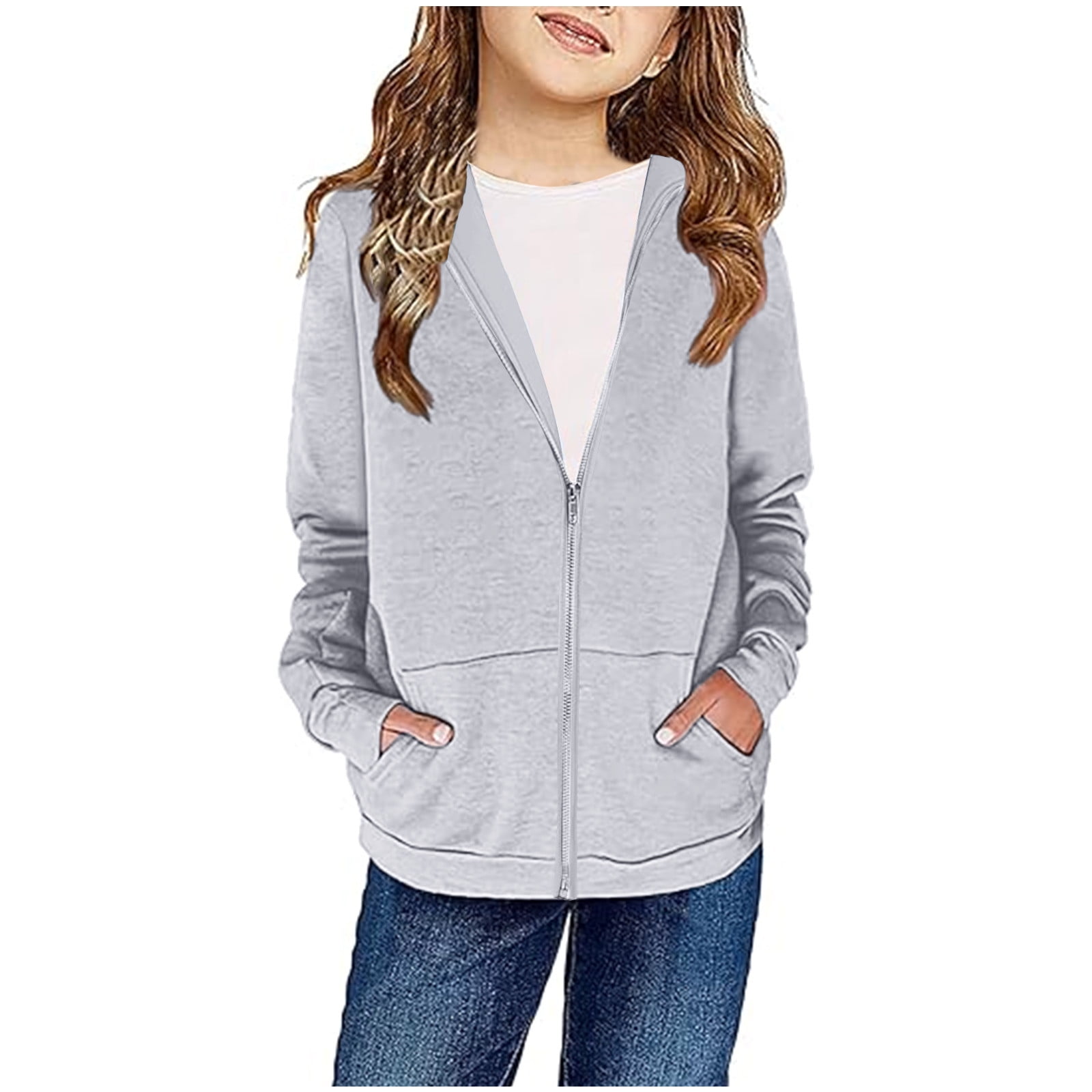 DOTDOG Kids’ Pullover Sweatshirt - Soft Brushed Fleece Crewneck With Pocket For Boys & Girls (Ages 3-12)