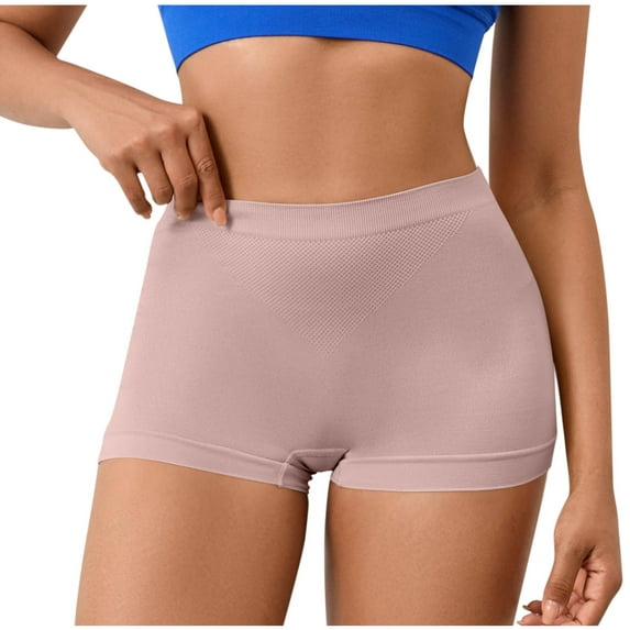 OGLCCG Women Butt Lifter Panties Padded Shapewear Hip Enhancer Pads Seamless Underwear Shorts Solid Color Boyshorts