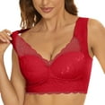 thumbnail image 1 of OGLCCG Women's Minimizer Bra Full Coverage Wireless Lightly Lined Comfort Bra Plus Size for Large Bust Back Support Seamless Bra, 1 of 5