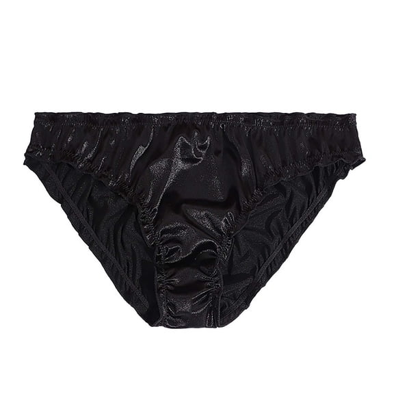 OGLCCG Women's Satin Underwear Mid Rise Smooth Full Coverage Briefs Soft Breathable Hipster Stretch Bikini Panties