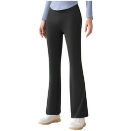 Fleece Lined Flare Leggings Womens Warm Thermal High Waisted Workout Bootcut Yoga Pants Walmart