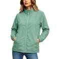 thumbnail image 1 of OGLCCG Womens Lightweight Jackets Wind-Resistant Windbreaker Jackets Woman Long Sleeve Full Zip Up Rain Jacket for Women S-4XL, 1 of 7