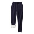 thumbnail image 1 of OGLCCG Womens Sherpa Lined Sweatpants Autumn and Winter Warm Lamb Wool Thick Plush Athletic Jogger Pants Casual Sweatpants Womens, 1 of 4