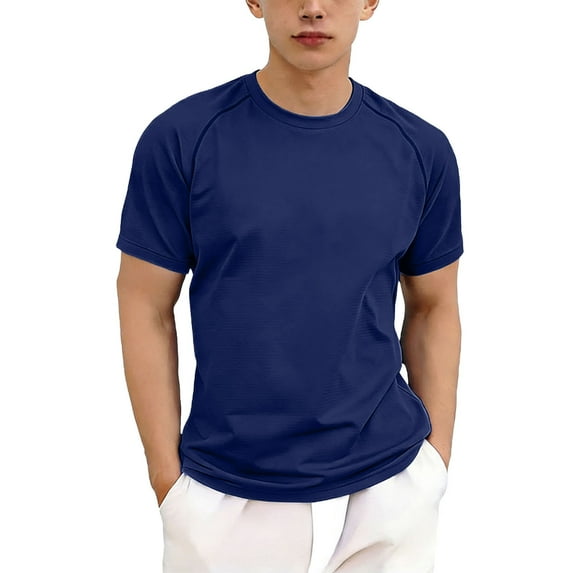 OGLCCG Youth Boys Athletic T-Shirt Quick Dry Wicking Active Performance Short Sleeve Tees Shirt Summer Solid Color Workout Shirts 5-13 Years