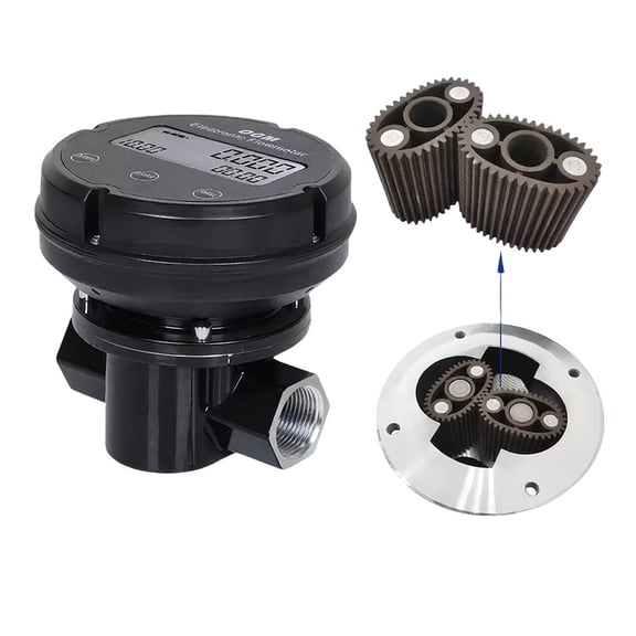 OGM Digital Oval Gear Flow Meter 1inch High Precision Electronic Fuel dieselfuelfuel Gasoline Flowmeter Kerose DN25 Water Meter Sensor ,Good Performance