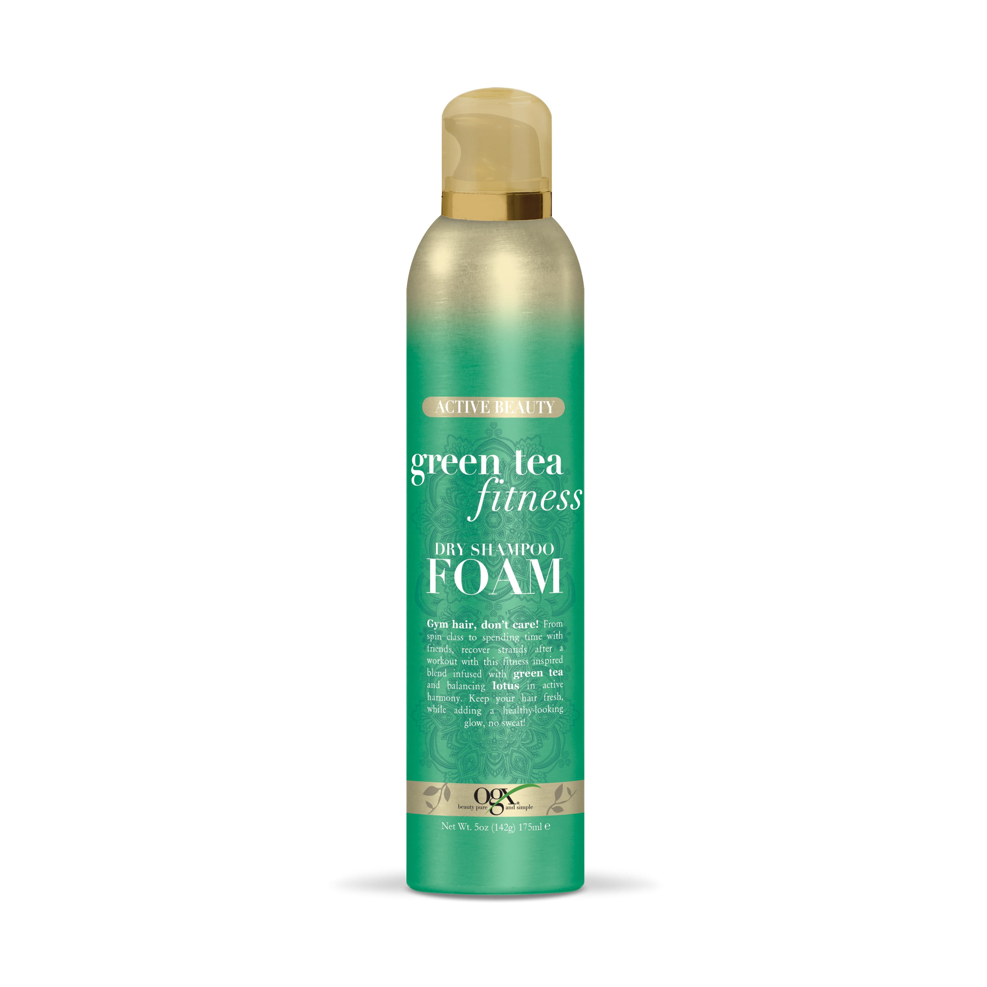 じゃらじゃら  ヘアゴム  ディープグリーン＆フロッキーグレー OGX Active Beauty Green Tea Fitness Dry Shampoo Foam, 5 oz