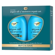 OGX Renewing+ Argan Oil of Morocco Shampoo & Conditioner Set, 2 x 13 fl. oz
