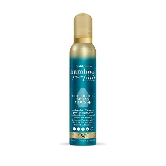 OGX Bodifying + Bamboo Fiber Full Root Boosting Spray Mousse 7.75oz