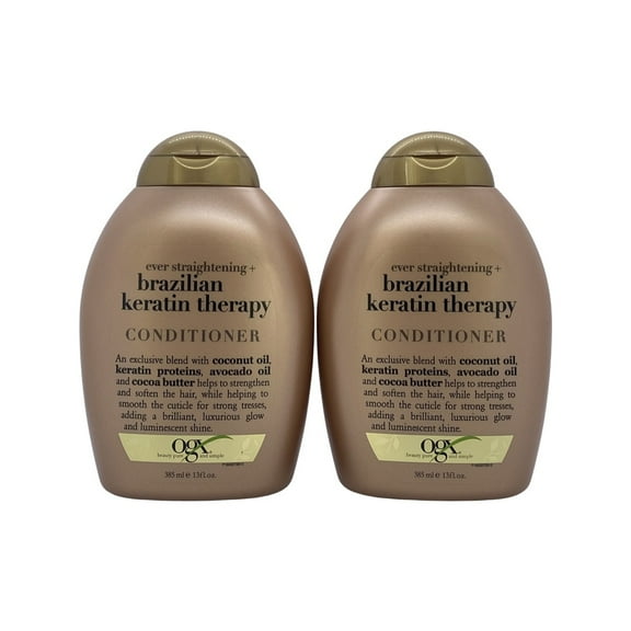 OGX Brazilian Keratin Therapy Conditioner 13 OZ (Pack of 2)