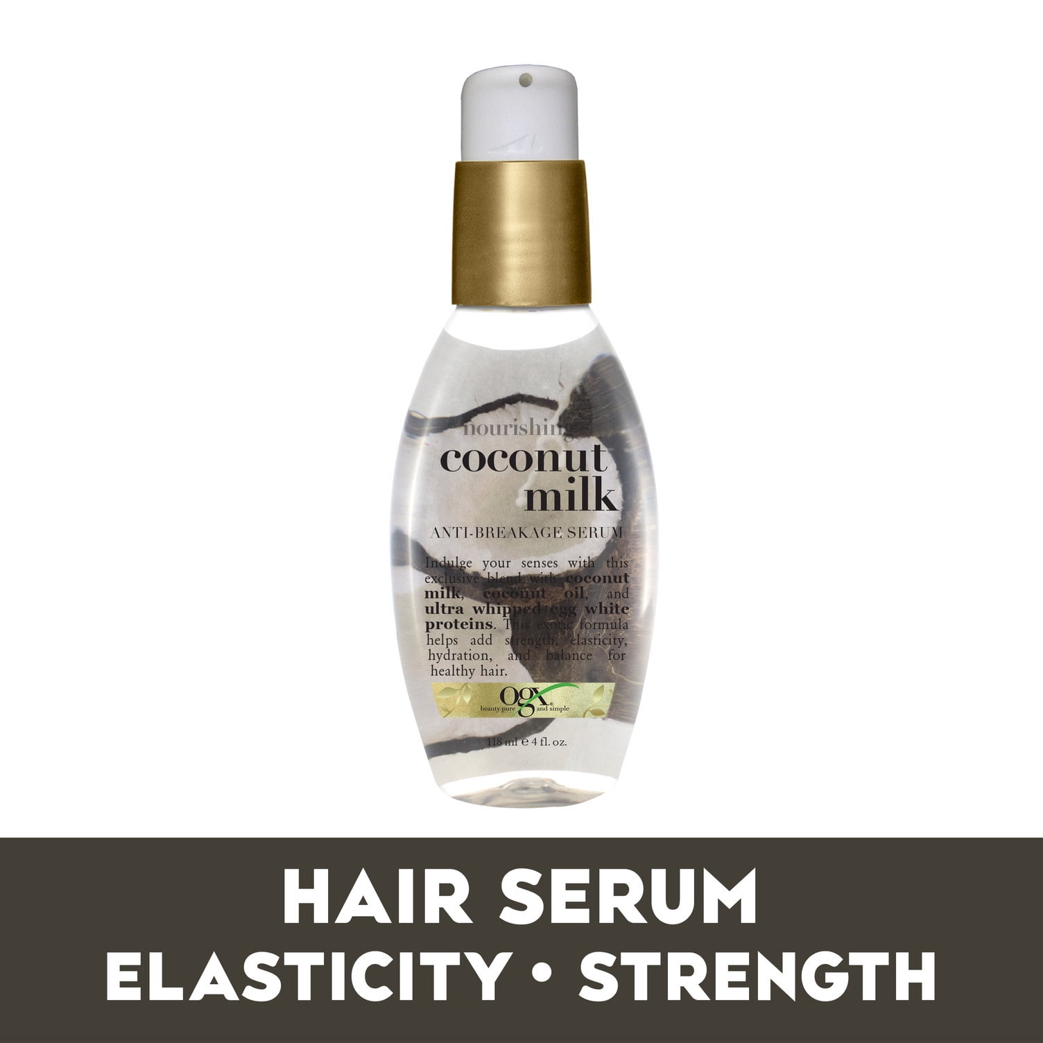 OGX Nourishing + Coconut Milk Anti-Breakage Hair Serum OGX Nourishing + Coconut Milk Anti-Breakage Hair Serum