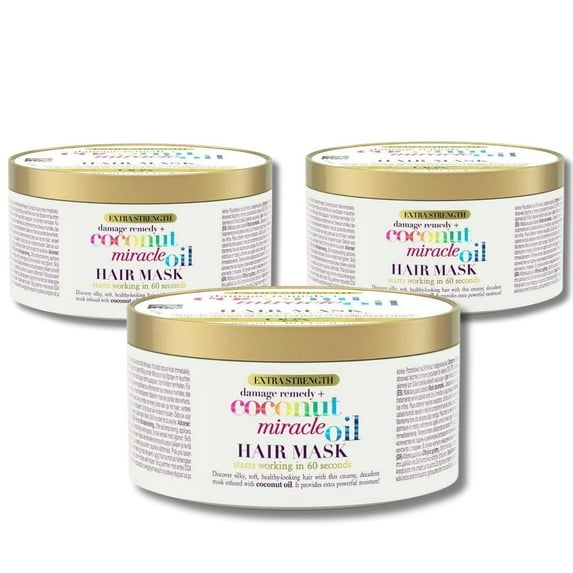 OGX Coconut Miracle Oil Hair Mask 300 ml 3 Pack