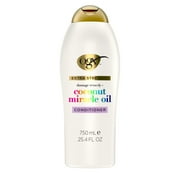 OGX Extra Strength Damage Remedy + Coconut Miracle Oil Frizz Control Daily Conditioner, 25.4 fl oz