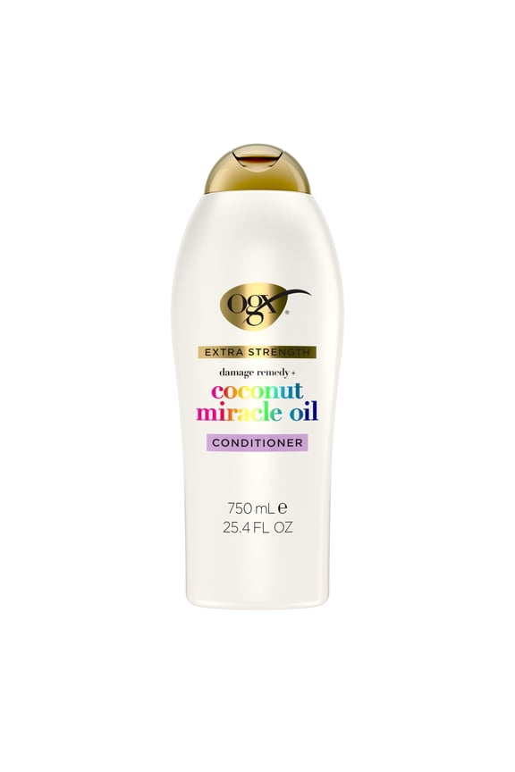 Extra Strength Damage Remedy + Coconut Miracle Oil Frizz Control Daily Conditioner, 25.4 fl oz
