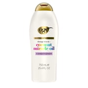 OGX Extra Strength Damage Remedy + Coconut Miracle Oil Frizz Control Daily Conditioner, 25.4 fl oz