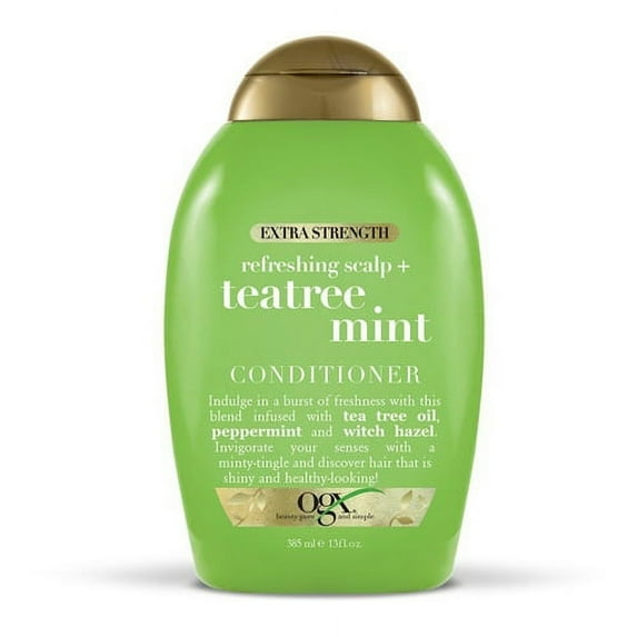 OGX Extra Strength Refreshing Scalp + Tea Tree Mint Conditioner, 13 oz, 2 Pack