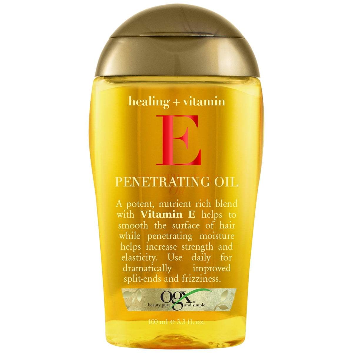 OGX Healing + Vitamin E Penetrating Oil, 3.3 FL OZ - Walmart.com