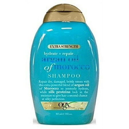 OGX Hydrate & Repair Argan Oil Of Morocco Shampoo 13oz Extra Strength 3 Pack