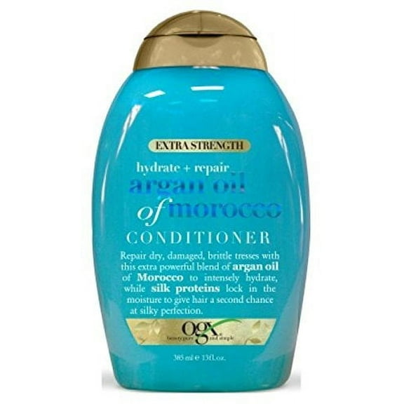 OGX Hydrate + Repair Argan Oil of Morocco Extra Strength Conditioner 13 oz (Pack of 2)
