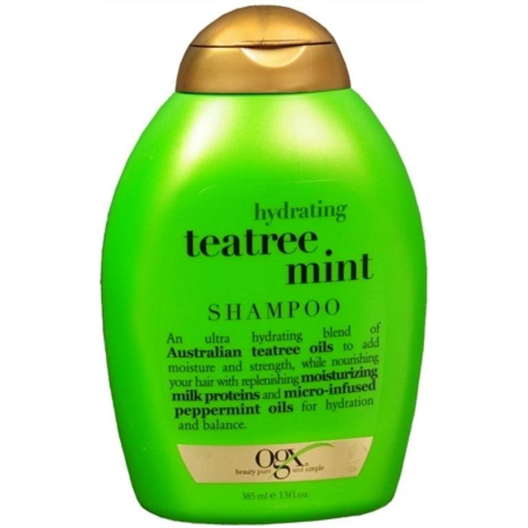 OGX Hydrating Tea Tree Mint Shampoo 13 oz Walmart