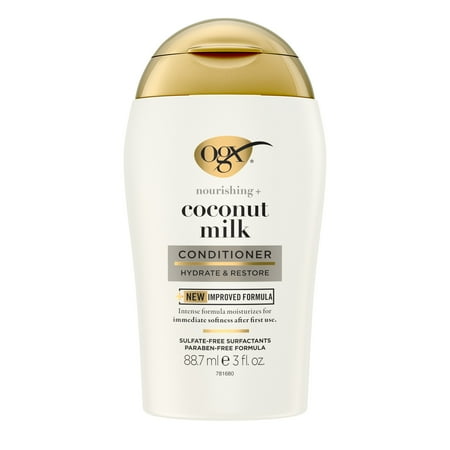 OGX Nourishing + Coconut Milk Moisturizing Conditioner, 3 fl. oz