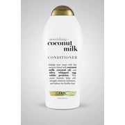 OGX Nourishing + Coconut Milk Moisturizing Conditioner with Egg White Protein, 19.5 fl oz