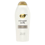 OGX Nourishing + Coconut Milk Moisturizing Daily Conditioner with Egg White Protein, 25.4 fl oz