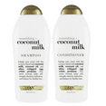 thumbnail image 1 of OGX Nourishing + Coconut Milk Moisturizing Daily Shampoo and Conditioner Set with Egg White Protein, 25.4 fl oz, 1 of 5